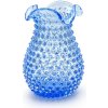 Váza 20cm - Hobnail - Ananás - svetlo modrá