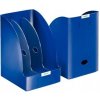 Leitz Plus Jumbo zakladač plastový 205 mm s priehradkami modrý