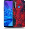 Picasee silikónový prehľadný obal pre Realme 5 - Organic red
