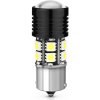 Interlook Auto LED žiarovka BA15S 5W CREE + 12 SMD 5050 PY21W / BAU15S