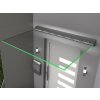 Guttavordach LED 160 x 100 cm strieborná / číra GU7410003