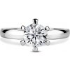 Florence | Zásnubný prsteň so stredovým diamantom 0.900ct, biele zlato 52