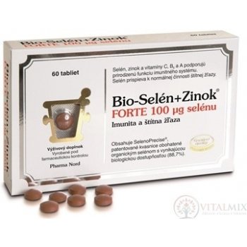 Pharma Nord Bioaktívny Selén+Zinok 60 tabliet