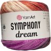 YarnArt Symphony Dream 3106 Fialová, Broskyňová, púdrová
