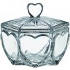 Crystal Bohemia Krištálová miska Bohemia srdce 130 mm