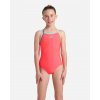 Arena Girl's Swimsuit Light Drop Solid Fluo Red (4-15rokov)