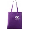 Bowling kolky - Taška bavlnená - 42 x 38 cm ( Fialová )