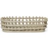 ferm LIVING Kôš na ovocie 30 x 8,5 cm, kašmírová, keramika