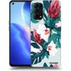 Picasee silikónový čierny obal pre OPPO Reno 5 5G - Rhododendron