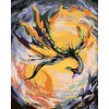 ZUTY Maľovanie podľa čísel - LIETAJÚCI DRAK Rámovanie: vypnuté plátno na rám, Rozmer: 80x100 cm