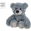 Mikro trading Take Me Home - Medvěd šedý plyšový -15 cm - sedící
