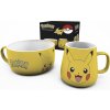 CurePink set Pokémon Pikachu misky hrnku BS0003 858 ml 385 ml