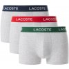 Lacoste Stretch Cotton Trunks 3P Sivý
