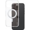 CARE by PanzerGlass - Zadní kryt pro mobilní telefon - s hliníkovým stojánkem - kompatibilita s MagSafe - termoplastický polyuretan (TPU), polykarbonát (PC), hliníková slitina - průhledná, stříbrná -