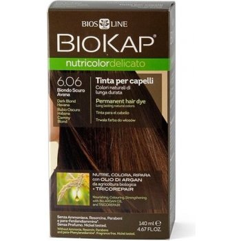 Biosline Biokap farba na vlasy 6.06 Blond tmavá Havana 140 ml