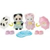 Sylvanian Families Prechádzka v daždi Baby Duo 5054131057483