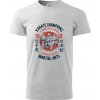Karate Champions - Tričko extra veľké (5-8XL) - 5XL ( Svetlosivý melír )
