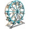 Woodcraft Drevené 3D puzzle Ruské koleso tyrkysové