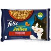 Felix Sensations Jellies hovädzie a kura v želé 4 x 85 g