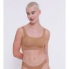 Podprsenka sloggi ZERO Feel 2.0 Top 00CM 00XL - Farba: CM Nostalic Brown, Veľkosť: XL
