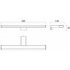 Sylvania 0043241 kúpeľňové nástenné svietidlo SYLMIRROR LED SLIM IP44 WW
