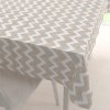 Biante Veľký dekoračný obdĺžnikový obrus Porto PRT-006 Režný cik-cak 160x220 cm