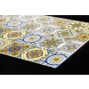 DIMEX | Plexisklo za kuchynskú linku PGT-06060-164 | 60 x 60 cm Žlté kachličky + Plexisklo za kuchynskú linku DIMEX v rozmere 60 x 60 cm, Žlté kachličky + Lepidlo zadarmo