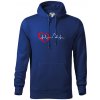 Nemecký ovčiak ekg - Mikina pánska Cape s kapucňou - XL ( Kráľovská modrá )