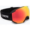 Detské lyžiarske okuliare Salomon Radium black/mi mid red