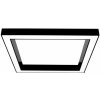 Toolight Toolight, LED stropné svietidlo 60x60x5 cm 36W 4000K APP1284-C, čierna, OSW-00942