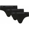 Pánske boxerky Tommy Hilfiger Signature Cotton Essentials Brief 3P - black/black/black - Čierny (L)