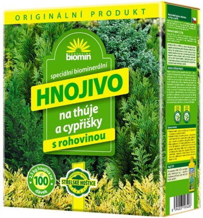 Nohel Garden Hnojivo ORGAMIN na thuje a cyprusu 2,5 kg