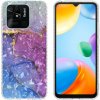 Gumený kryt INDIAN na Xiaomi Redmi 10C - Modrofialový mramor