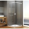 Bruckner BORG štvorcový sprchový kút 90x90x195 cm rohový vstup Číre/Chróm Posuvné dv. SPH 751.190.1