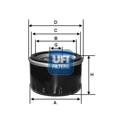 Olejový filter UFI 23.257.00