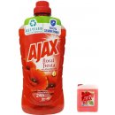 Ajax Floral Fiesta Red Flowers univerzálny čistiaci prostriedok 1 l