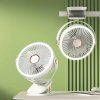 Prenosný stolový ventilátor s klipom