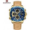 NAVIFORCE Hodinky NAVIFORCE MI KP38649 hnedá