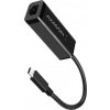 AXAGON ADE-SRC, USB-C 3.2 Gen 1 - Gigabit Ethernet síťová karta, auto instal, černá