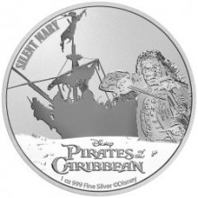 New Zealand Mint strieborná minca Piráti z Karibiku Tichá Mária 2022 1 Oz