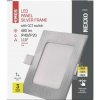 ZD2223 LED vstavané svietidlo NEXXO, štvorcové, strieborné, 7 W, so zmenou CCT EMOS Lighting