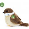 Rappa Plyšový vták vrabec stojace 13 cm ECO-FRIENDLY
