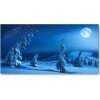 Foto obraz sklenený horizontálny svetlo mesiaca 100x50 cm