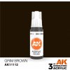 AK Interactive akrylová barva grim brown 17 ml