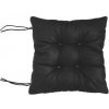 XPOSE® Sedák na stoličku REST - čierny 40x40 cm,