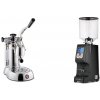 La Pavoni Stradivari Professional Lusso + Eureka Atom Specialty 75, black