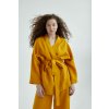 Ľanový kimono kabátik Monks Curcuma Veľkosť: S