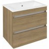 Sapho EZARA umývadlová skrinka 58x54x39cm, dub cuneo SPH EZ592-2525