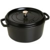 Staub Cocotte hrnec kulatý 24 cm 3,8 l černá
