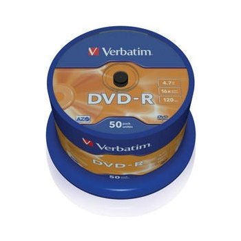 Verbatim DVD+R 4,7GB 16x, 50ks